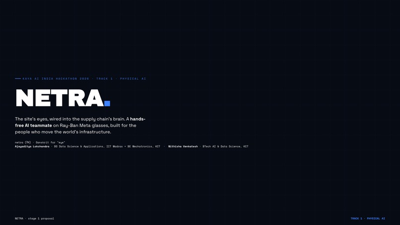NETRA — The Site's Eyes – screenshot 1