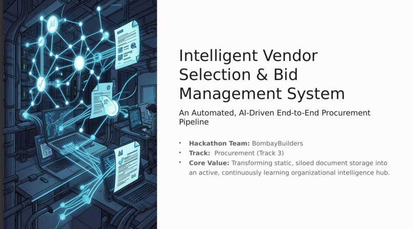 Intelligent Vendor Selection and Bid Management System – screenshot 8
