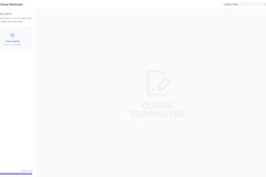 Clause terminator – screenshot 2