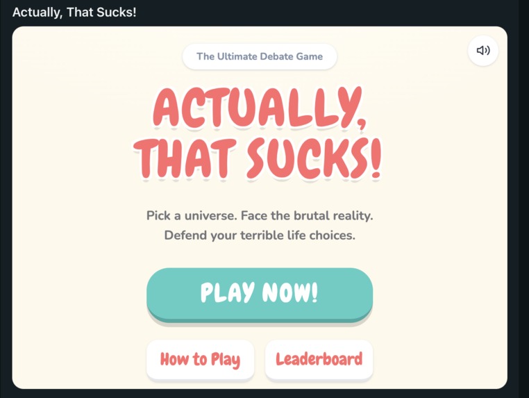 Actually That Sucks – screenshot 1