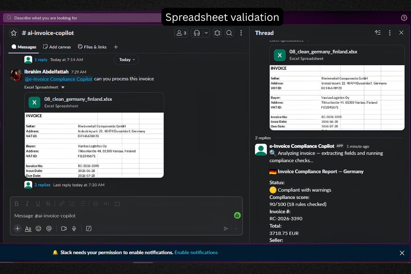 e-Invoice Compliance Copilot – screenshot 4