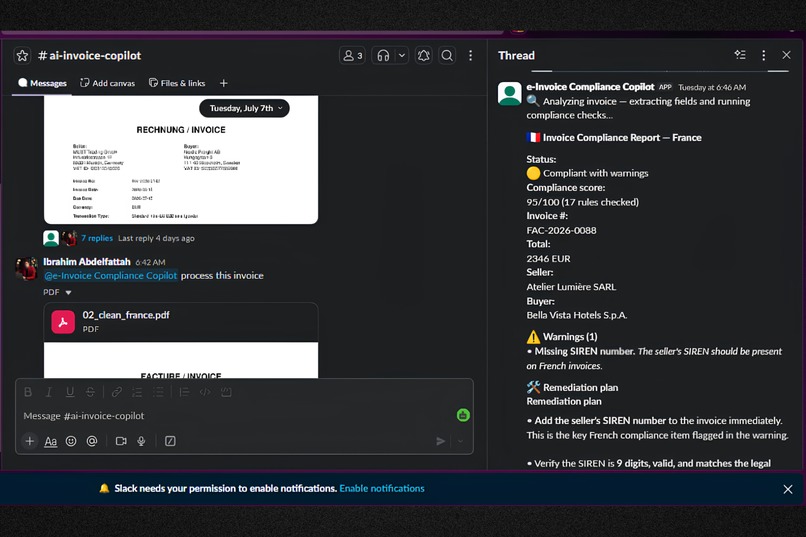 e-Invoice Compliance Copilot – screenshot 5