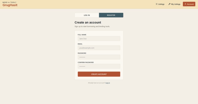 GrugHasIt – screenshot 1