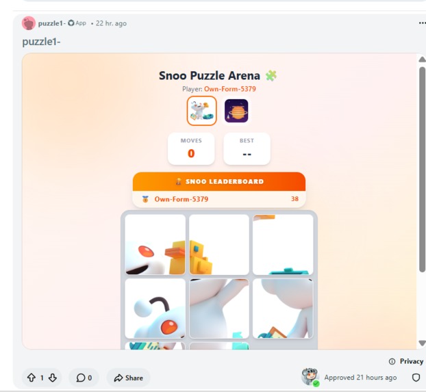 Snoo Puzzle Arena – screenshot 1