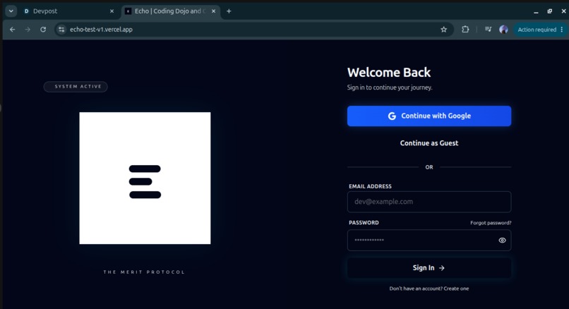 Echo – screenshot 1