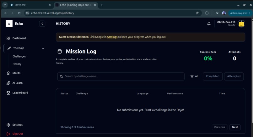 Echo – screenshot 2
