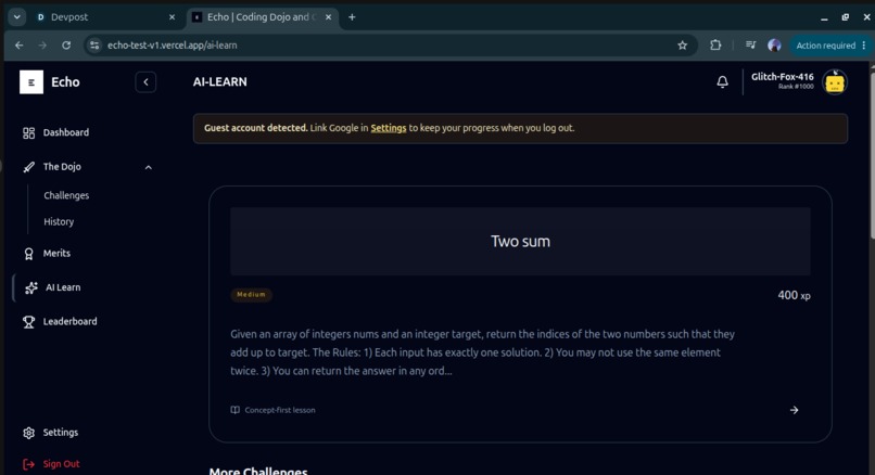 Echo – screenshot 3