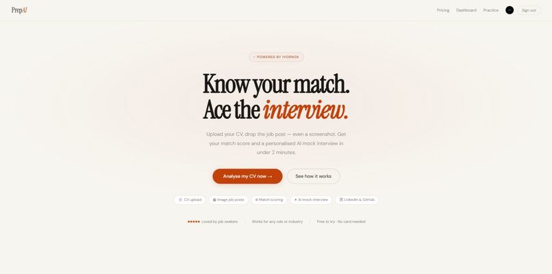Prep AI – screenshot 1