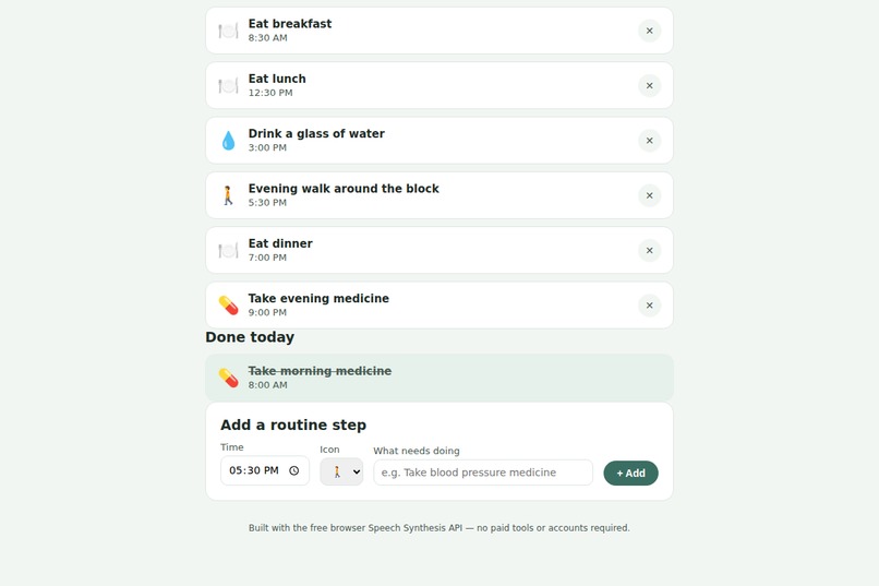 ROUTINE-BUDDY – screenshot 1