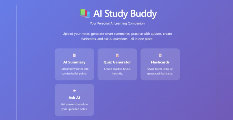 AI Study Buddy – screenshot 1