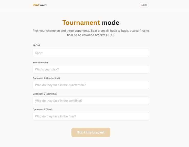 GOAT Court – screenshot 1