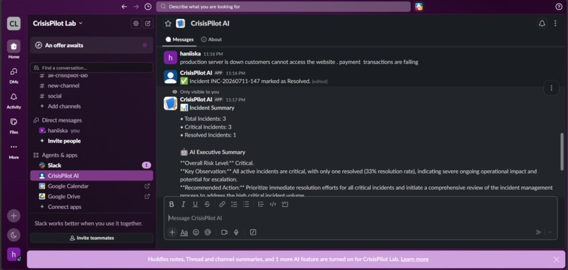 CrisisPilot AI – screenshot 3