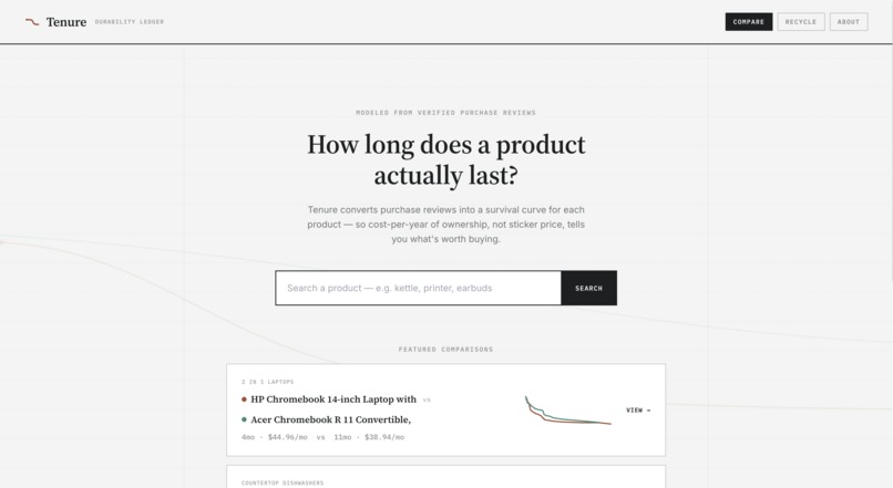 Tenure – screenshot 1