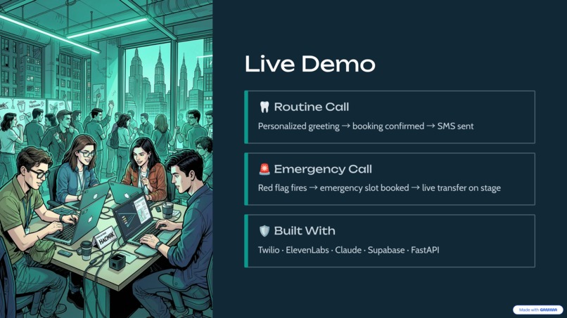 Dental Triage Voice Agent – screenshot 5