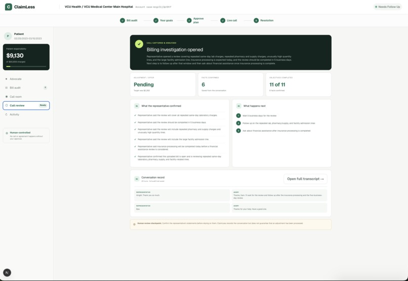 ClaimLess – screenshot 1