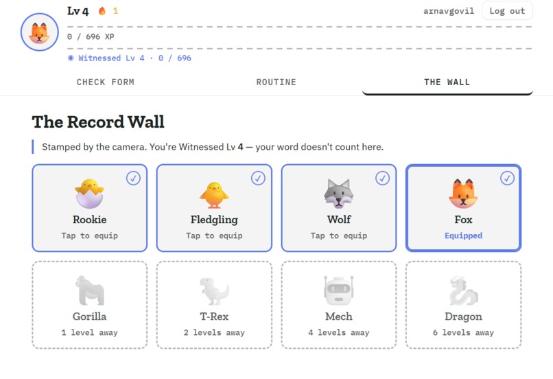 FormFit – screenshot 1