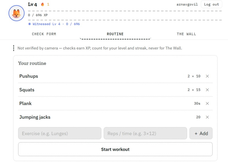 FormFit – screenshot 3