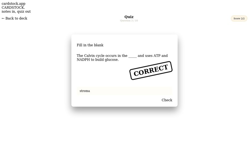 Cardstock – screenshot 3