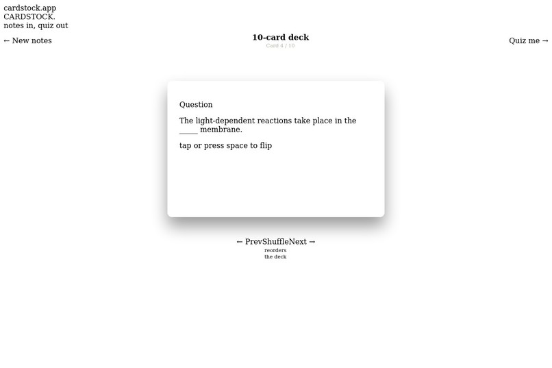 Cardstock – screenshot 4