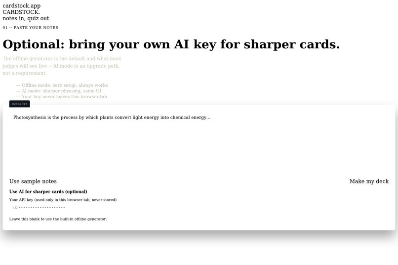 Cardstock – screenshot 11
