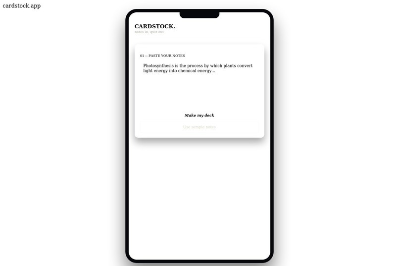 Cardstock – screenshot 14