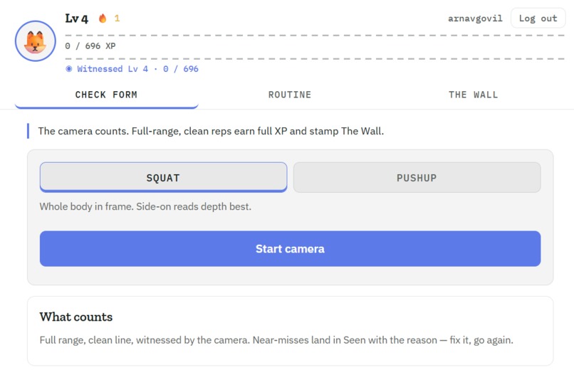 FormFit – screenshot 2