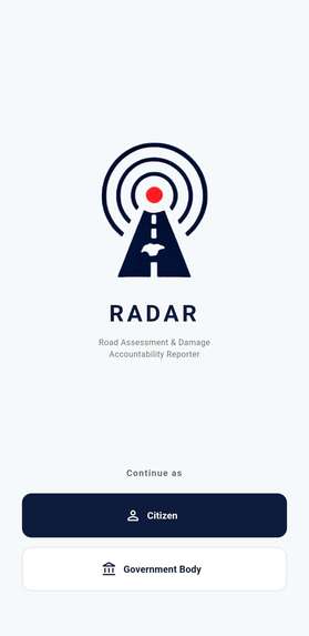 RADAR - Road AI Damage Assessment & Reporting – screenshot 2