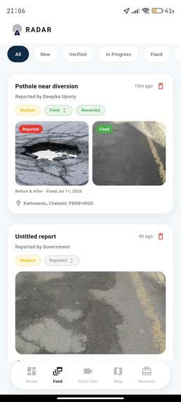RADAR - Road AI Damage Assessment & Reporting – screenshot 4