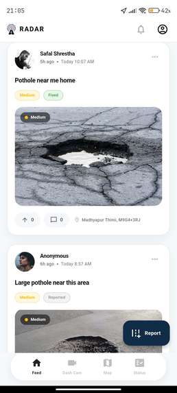 RADAR - Road AI Damage Assessment & Reporting – screenshot 5
