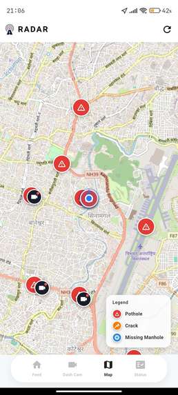 RADAR - Road AI Damage Assessment & Reporting – screenshot 7