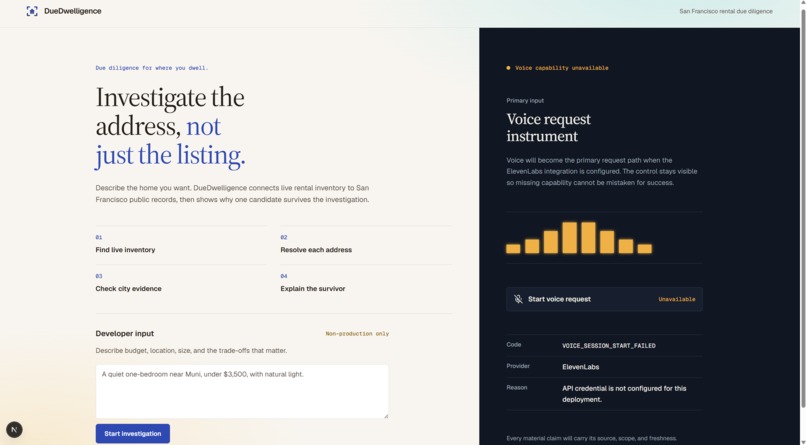 DueDwelligence – screenshot 3