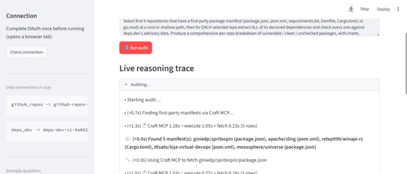 Dependency Risk Auditor – screenshot 1