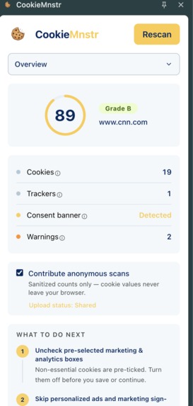 CookieMnstr – screenshot 2