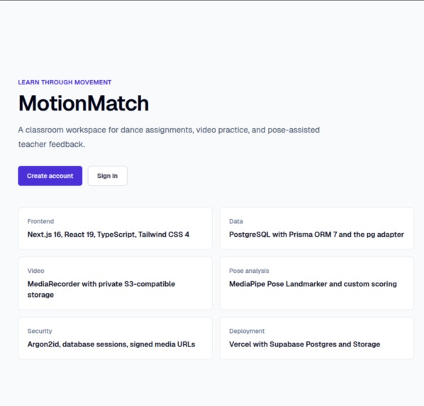 MotionMatch – screenshot 1