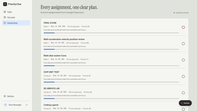 Priority:One – screenshot 3