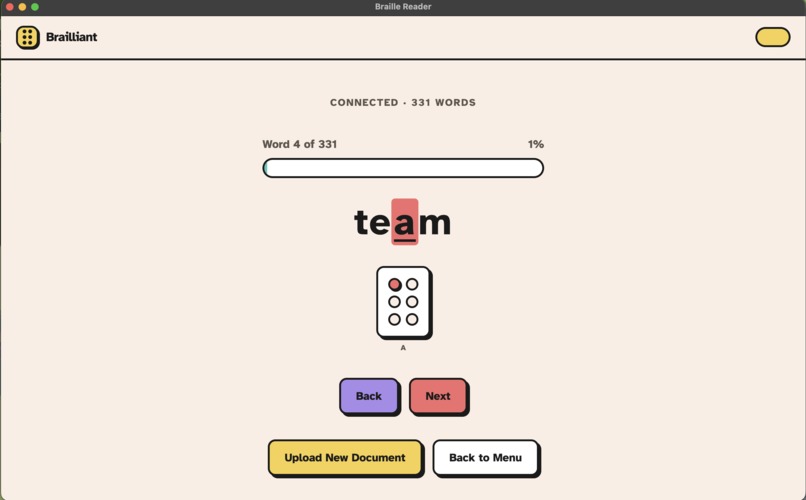 Brailliant – screenshot 3