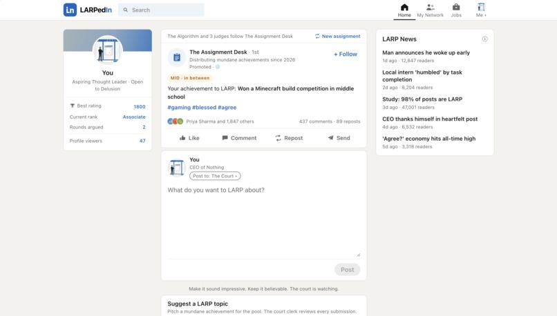 LARPedIn – screenshot 1