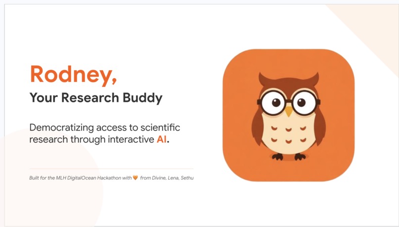 Rodney, your ResearchBuddy – screenshot 1