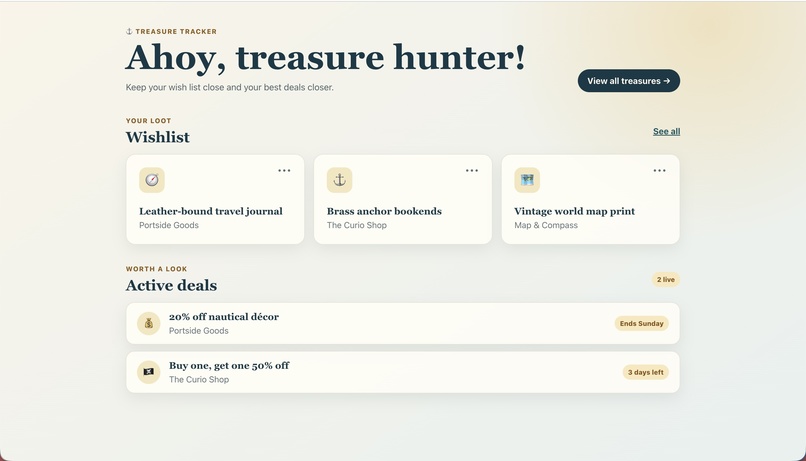 Treasure Tracker – screenshot 1