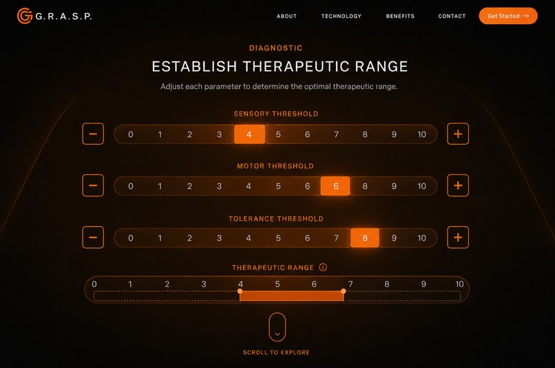 G.R.A.S.P. Grip Rehabilitation Assisted Stimulation Platform – screenshot 3