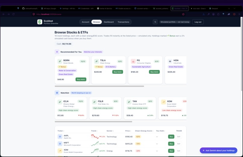 EcoVest – screenshot 8
