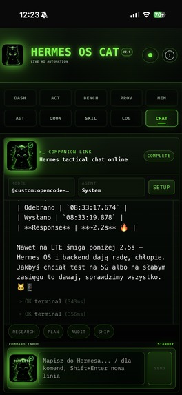 Hermes OS Cat — AI Command Center – screenshot 3