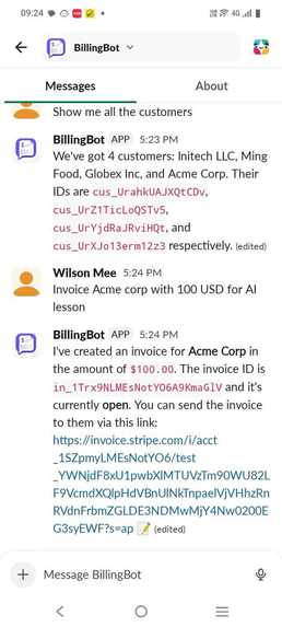 Slack Invoice – screenshot 3