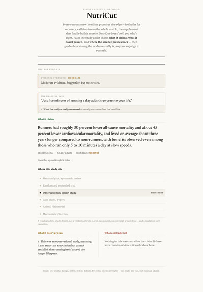 NutriCut – screenshot 3