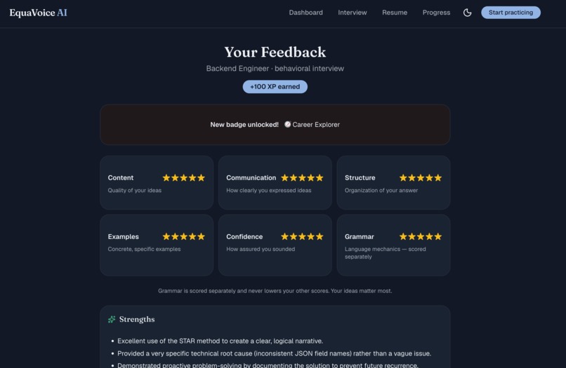 EquaVoice AI - Different Voices. Equal Opportunities. – screenshot 3