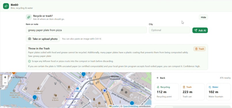 BinGo – screenshot 2