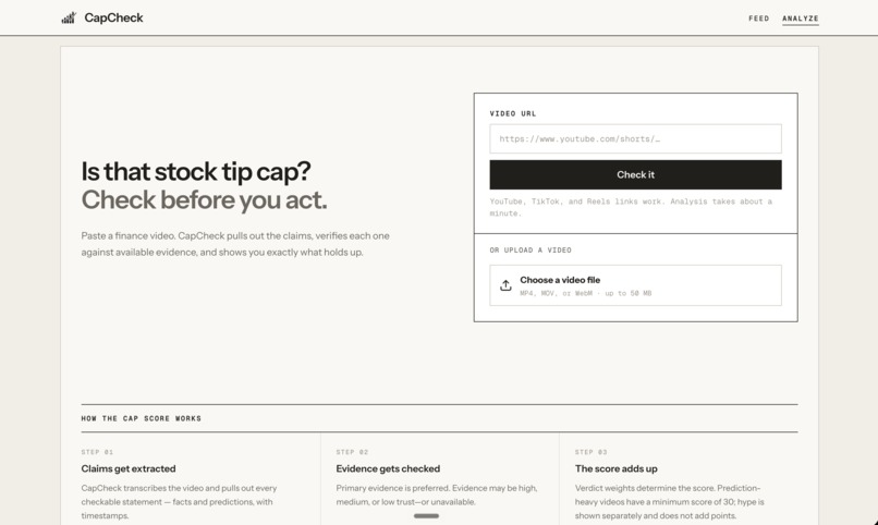 CapCheck – screenshot 1