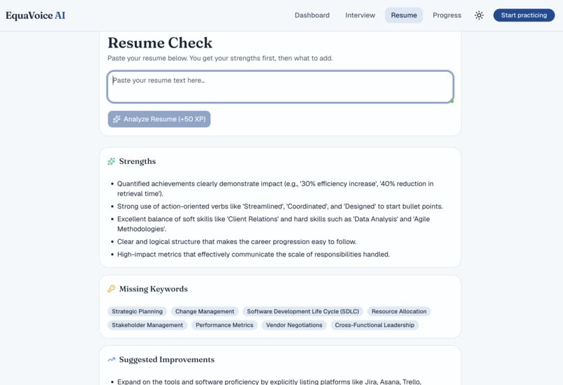 EquaVoice AI - Different Voices. Equal Opportunities. – screenshot 6