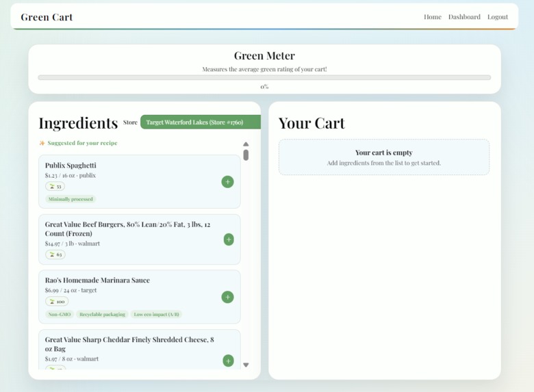 GreenCart – screenshot 3