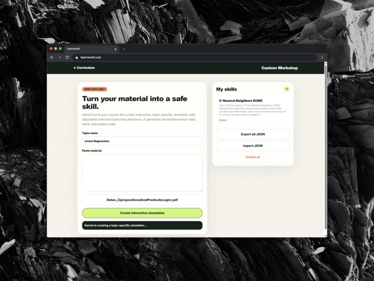 LearnWorld – screenshot 1